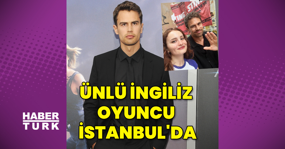 Theo James İstanbul’da görüldü