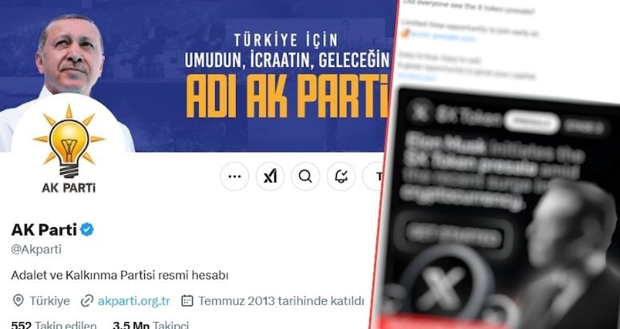 AKP’nin resmi hesabı hacklendi mi?