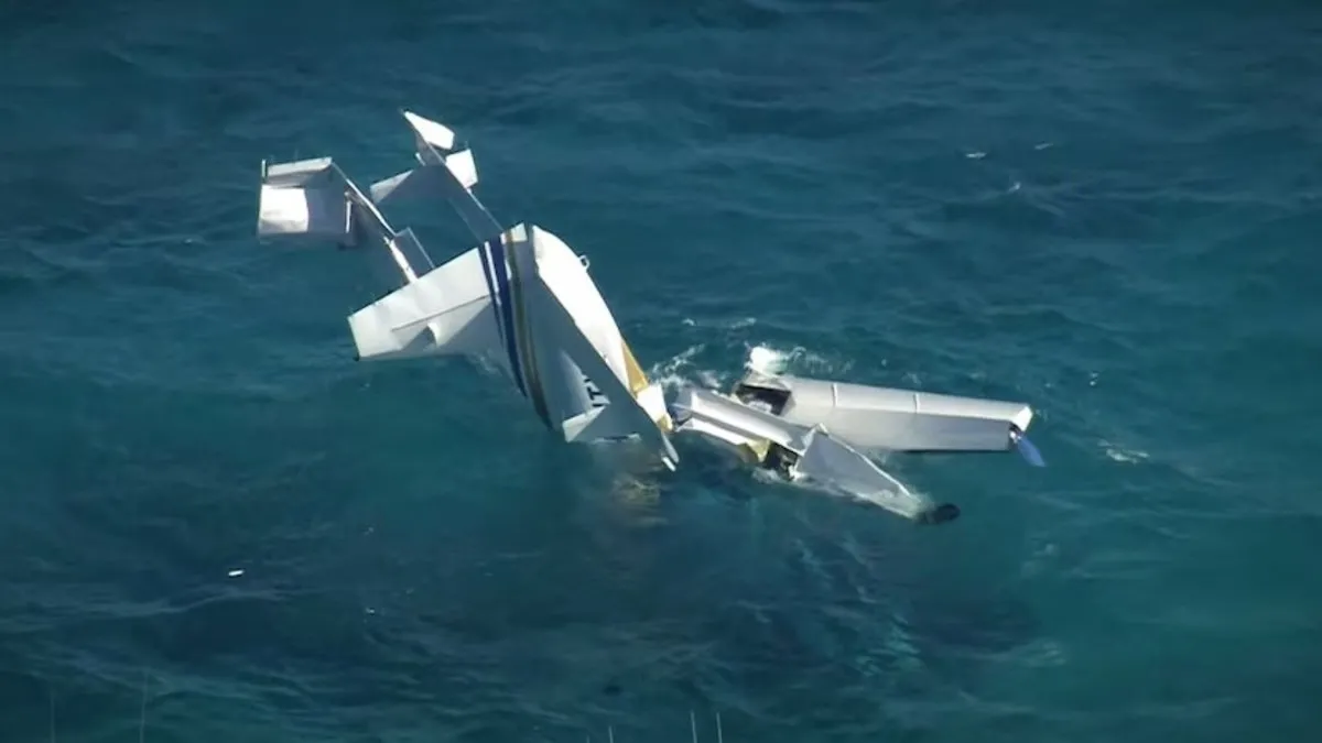 Avustralya’da uçak denize çakıldı! 3 kişi hayatını kaybetti