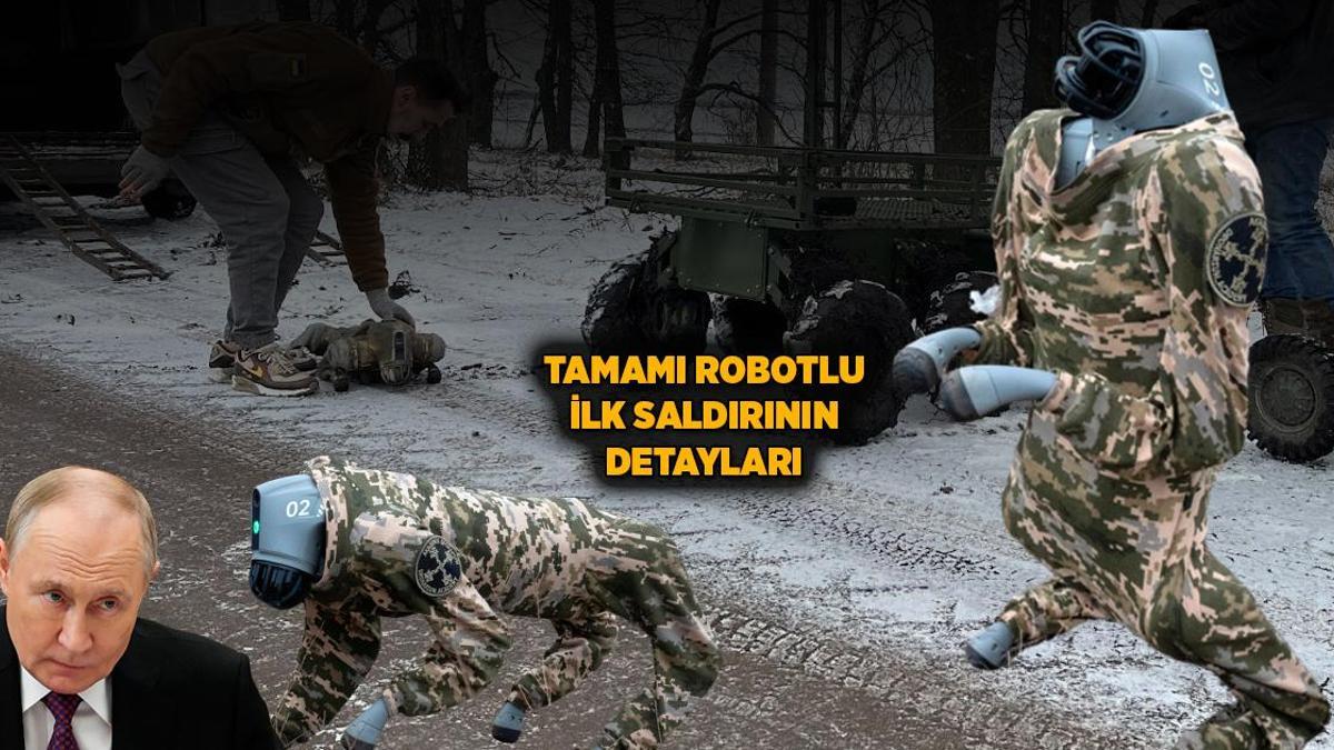 Ukrayna’nın ilk tamamen dronlu saldırısının perde arkası! Köpek robotlar Putin’e karşı
