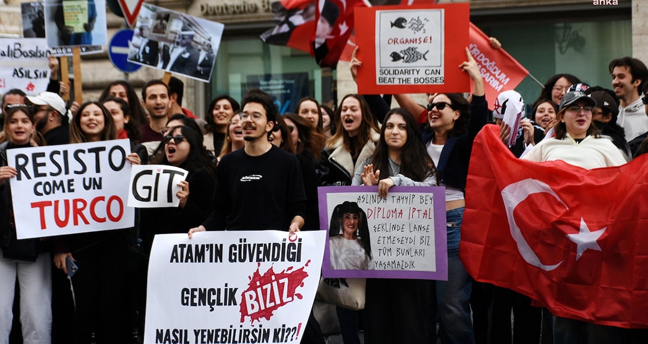 İtalya’daki Türk Gençlerinden İmamoğlu’na destek