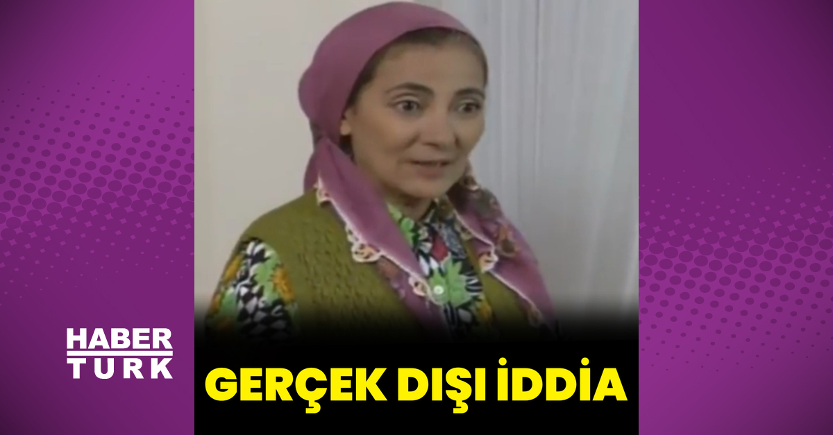 Oyuncu Filiz Küçüktepe vefat etti iddiası, gerçek dışı
