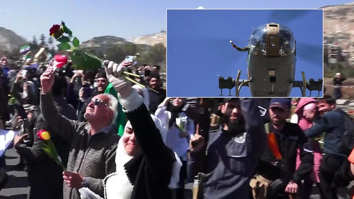 Suriye’deki ayaklanmanın 14.yılı | Helikopterler bu kez gül attı!