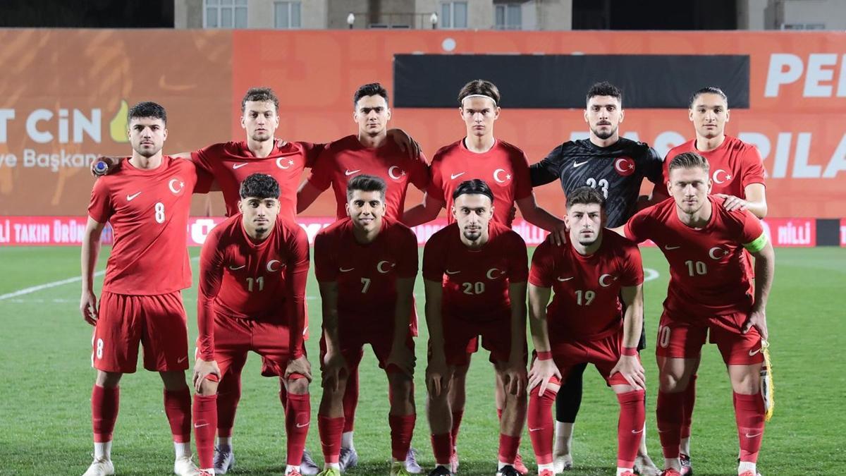 Ümit Milli Futbol Takımı, özel maçta Belarus’a 3-2 kaybetti