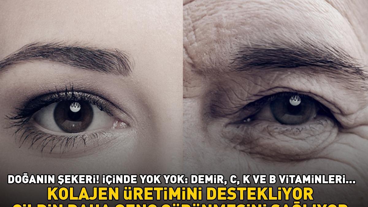 DOĞANIN ŞEKERİ! İçinde yok yok: Demir, C, K ve B vitaminleri… Kolajen üretimini destekliyor, cildin daha genç görünmesini sağlıyor!