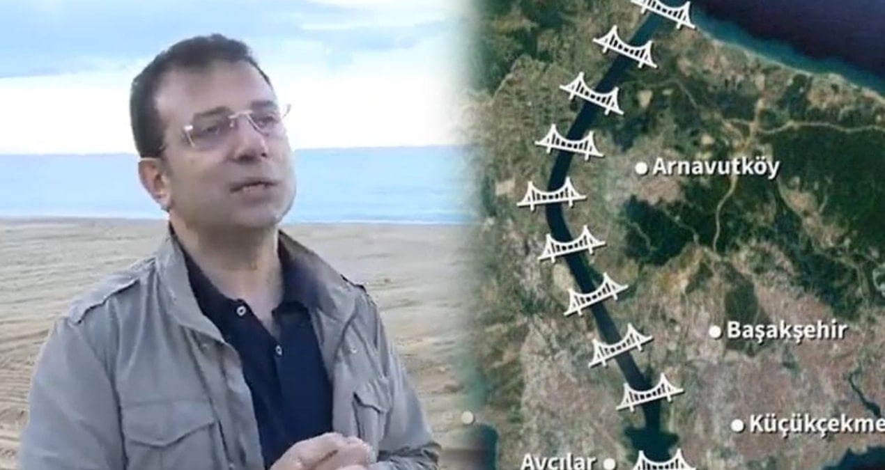 İmamoğlu Kanal İstanbul’un hafriyatının döküleceği alanı 4 sene önceden gösterdi