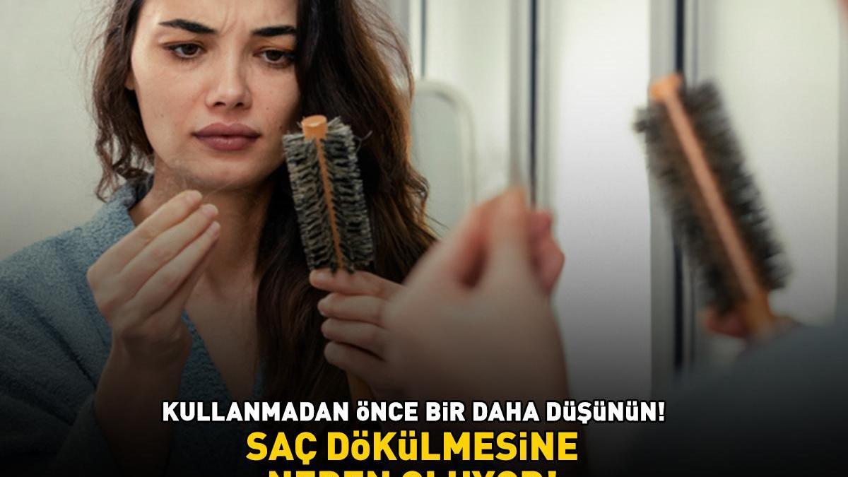 SAÇ DÖKÜLMESİNE NEDEN OLAN ÜRÜNLER! Deriyi tahriş ediyor, saçların zayıflayıp kırılmasına yol açıyor!